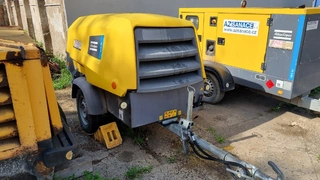 AZ SANACE kompresor, přívěs s nápravou uprostřed, tov. zn. ATLAS COPCO, RZ 1UE 8095,