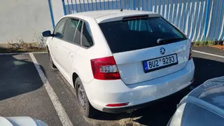 AZ SANACE vozidlo Škoda Rapid, RZ 8U2 9293