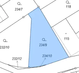Pozemek 234/9 Všechovice u Tišnova, okres Brno-venkov
