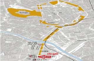 Pozemky 3.309 m2 a developerský projekt CITY GATE,  Brno-Štýřice