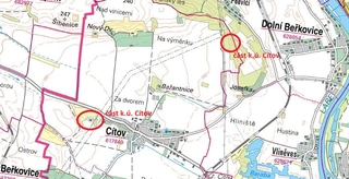 pozemky Cítov,Spomyšl,Jeviněves