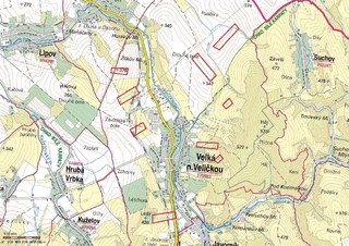 Pozemky k.ú. Velká nad Veličkou LV 3910