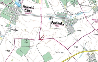 Pozemky v k.ú. Prušánky