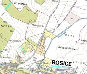 Pozemky v k.ú. Rosice u Brna,  Říčany u Brna a Příbram na Moravě