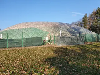 Přetlaková hala na 4 tenisové kurty