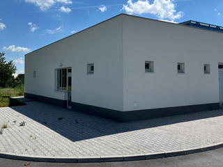 Rozestavěná čerpací stanice PHM v obci Ondrášov, okres Olomouc  