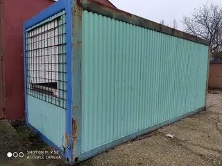 PSJ Hydrotranzit Bratislava - obytný kontejner zelený
