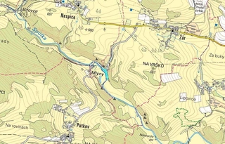 Pstruhařství Mlýny, Žár u Čkyně, obec Vacov