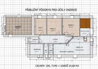 RD Karlov s garáží a pozemkem 2840 m2