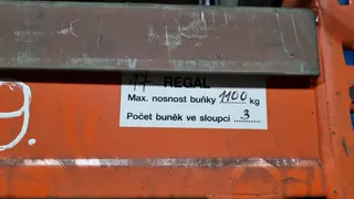 PŽSK 125. Regálový systém 10/48