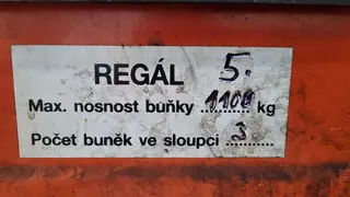 PŽSK 69. Regálový systém 540x170x110