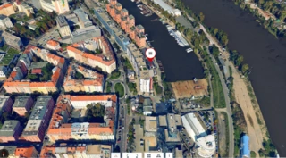 Areál Pivovaru Marina na břehu Vltavy, Praha – Holešovice