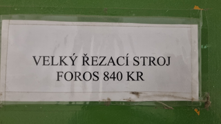 NIKI 01 - Řezací stroj, výrobce Dusenbery/Fords Ltd