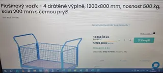 RM 152 Plošinový vozík - nový