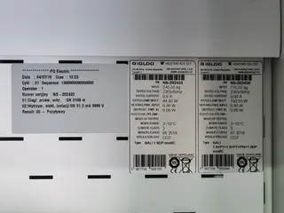 RM 21 Přístěná chladící vitrína zn. IGLO, 3 kusy