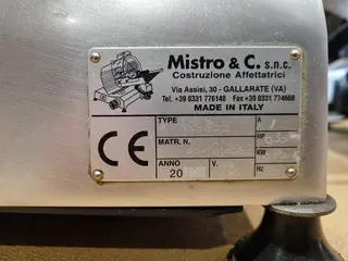 RM 39 Nářezový stroj MISTRO 2 kusy