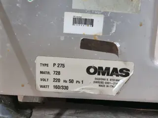 RM 40 Nářezový stroj OMAS 2 kusy