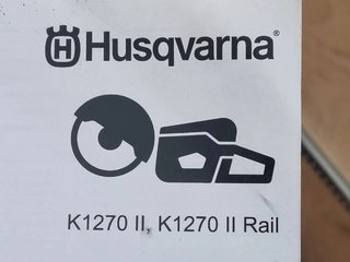 TBK 08 Rozbrušovací pila Husqvarna K 1270 16" Rail + RA 10