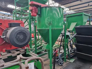 Rubber Bohemia, s.r.o. - soubor strojů a zařízení recyklační linky na zpracování gumové drtě na gumový prášek