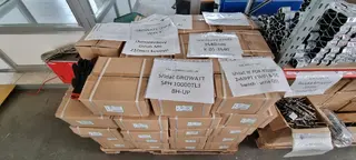 Soubor komponentů fotovoltaických systémů
