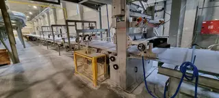 Soubor strojů a zařízení linky na výrobu sádrokartových desek