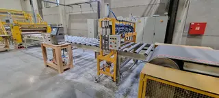 Soubor strojů a zařízení linky na výrobu sádrokartových desek