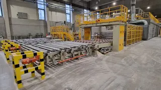 Soubor strojů a zařízení linky na výrobu sádrokartových desek