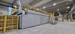 Soubor strojů a zařízení linky na výrobu sádrokartových desek