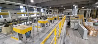 Soubor strojů a zařízení linky na výrobu sádrokartových desek