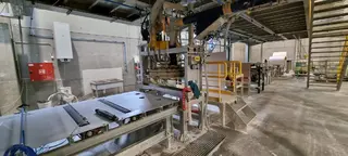 Soubor strojů a zařízení linky na výrobu sádrokartových desek