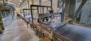 Soubor strojů a zařízení linky na výrobu sádrokartových desek