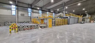 Soubor strojů a zařízení linky na výrobu sádrokartových desek