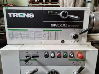 INTORA 02. Soustruh hrotový Trens SN 500SA/1500
