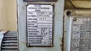 Styl Plzeň 01. Soustruh SN 320/750