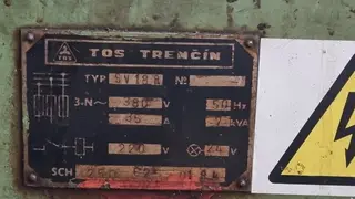 PŽSK 13. Soustruh TOS Trenčín SV 18 R