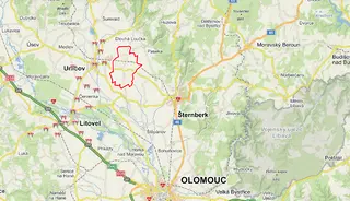 Spoluvlastnický podíl 1/2 - RD 6+2 Újezd u Uničova