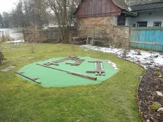 Spoluvlastnický podíl id. 1/2 k RD s garáží a zahradou, Habry