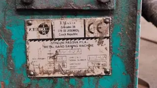 PŽSK 10. Strojní pásová pila T.M. Jesenice PP362A