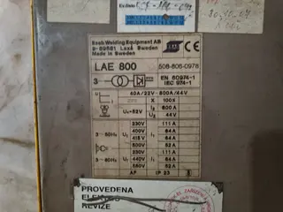 PŽSK 21. Svářečka pro orbitální svařování ESAB