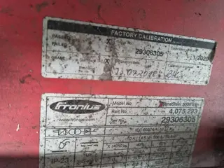 P.Q.S. 02. Svářečka  Fronius TransSteel 5000 / VR 5000