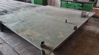 PŽSK 113. Upínací deska 600 x 300 s prodloužením