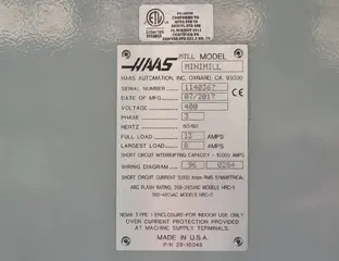 INTORA 03. Vertikální obráběcí centrum s příslušenstvím HAAS Mini Mill