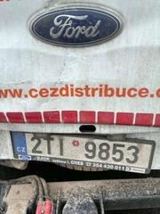VŘ ČEZ Totální škoda FORD RANGER, RZ 2TI9853