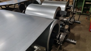 VŘ EKOKLIMA 01 - Výrobní linka na výrobu čtyřhranného potrubí - vzduchotechnika