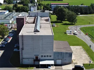 Výrobní objekt v areálu Sigma Lutín, bývalá Lutínská Nástrojárna