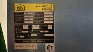 Styl Plzeň 13. Vysekávací lis hydraulický 25D