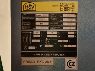 Styl Plzeň 13. Vysekávací lis hydraulický 25D