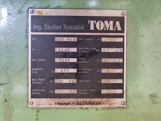 Styl Plzeň 08. Výstředníkový lis LEN 40C - D