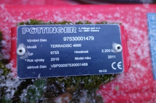 Zemědělský stroj PÖTTINGER TERRADISC 4000 T
