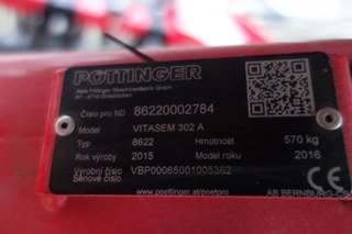 Zemědělský stroj PÖTTINGER VITASEM 302 A